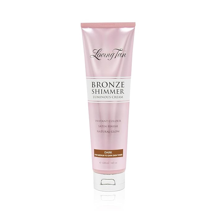 Loving Tan Bronze Shimmer Luminous Cream, Dark - Streak Free, Natural Looking, Instant Sunless Ta... | Amazon (US)