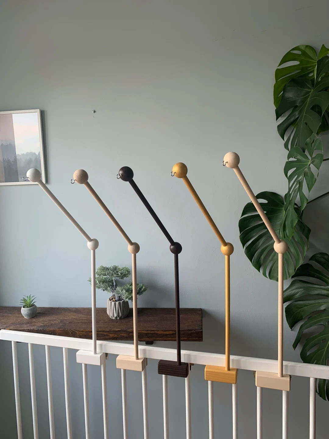 Baby Mobile Arm / Holder, Wooden Baby Mobile Stand, Crib Baby Mobile Attachment, Nursery Mobile S... | Etsy (US)