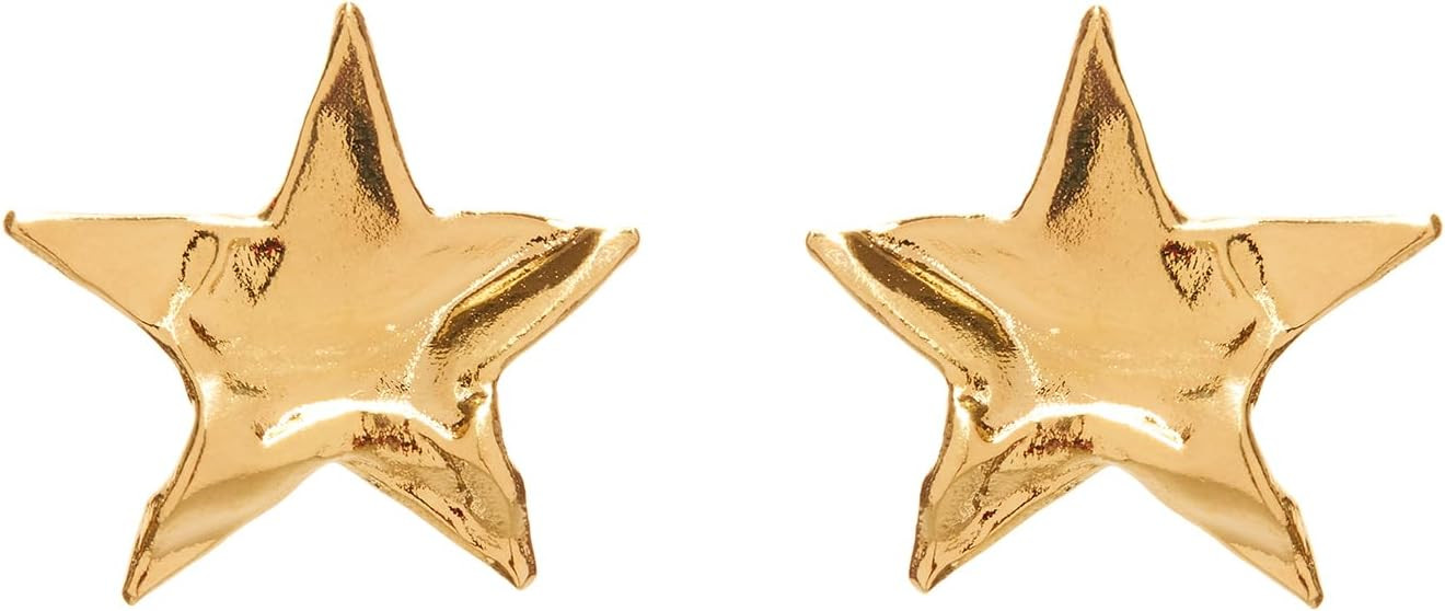 Amazon.com: Oscar de la Renta, Nico Star Stud Earrings, Gold : Luxury Stores | Amazon (US)