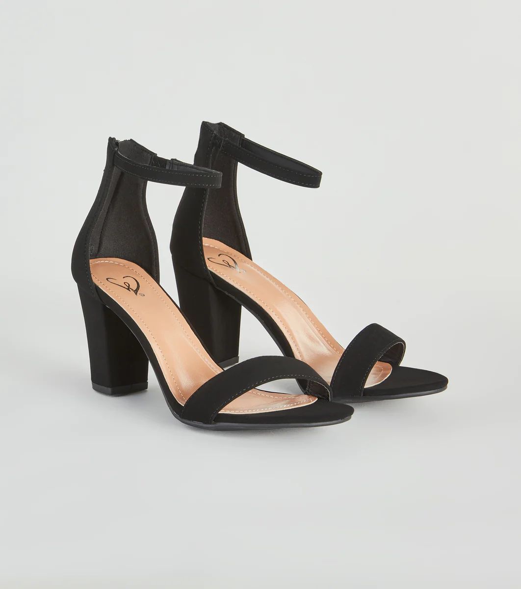 Smooth And Sleek Block Heels | Windsor Stores