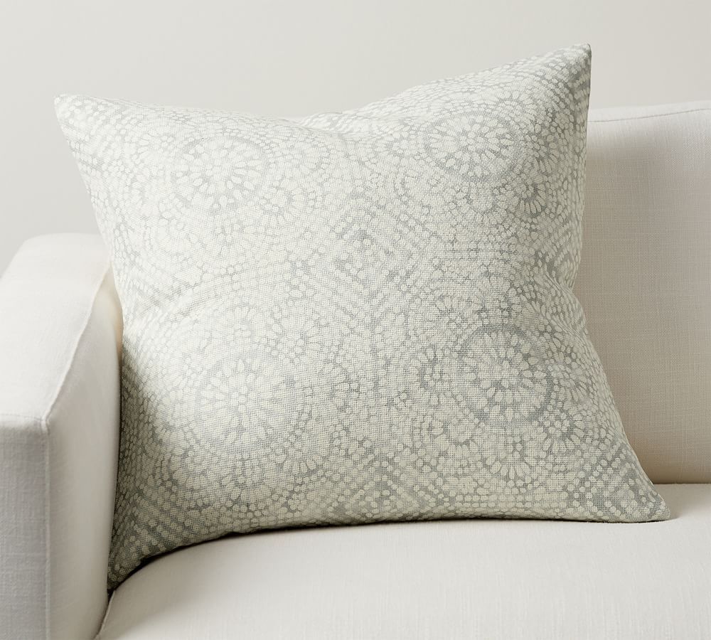 Slate Printed Pillow Cover | Pottery Barn (US)