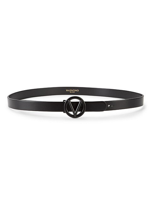 Slim Logo Leather Belt | Saks Fifth Avenue OFF 5TH