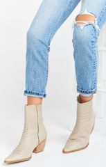 Matisse Caty Bootie ~ Ivory Snake | Show Me Your Mumu