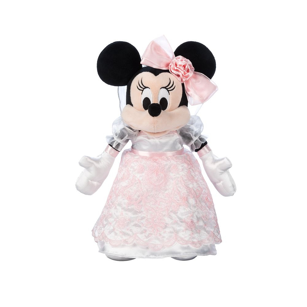 Minnie Mouse Wedding Plush – Bride – Small 12’’ | Disney Store