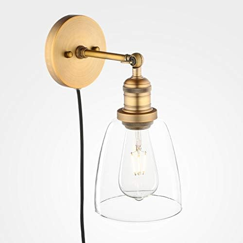 Antique Bronze Plug In Wall Sconce | Amazon (US)