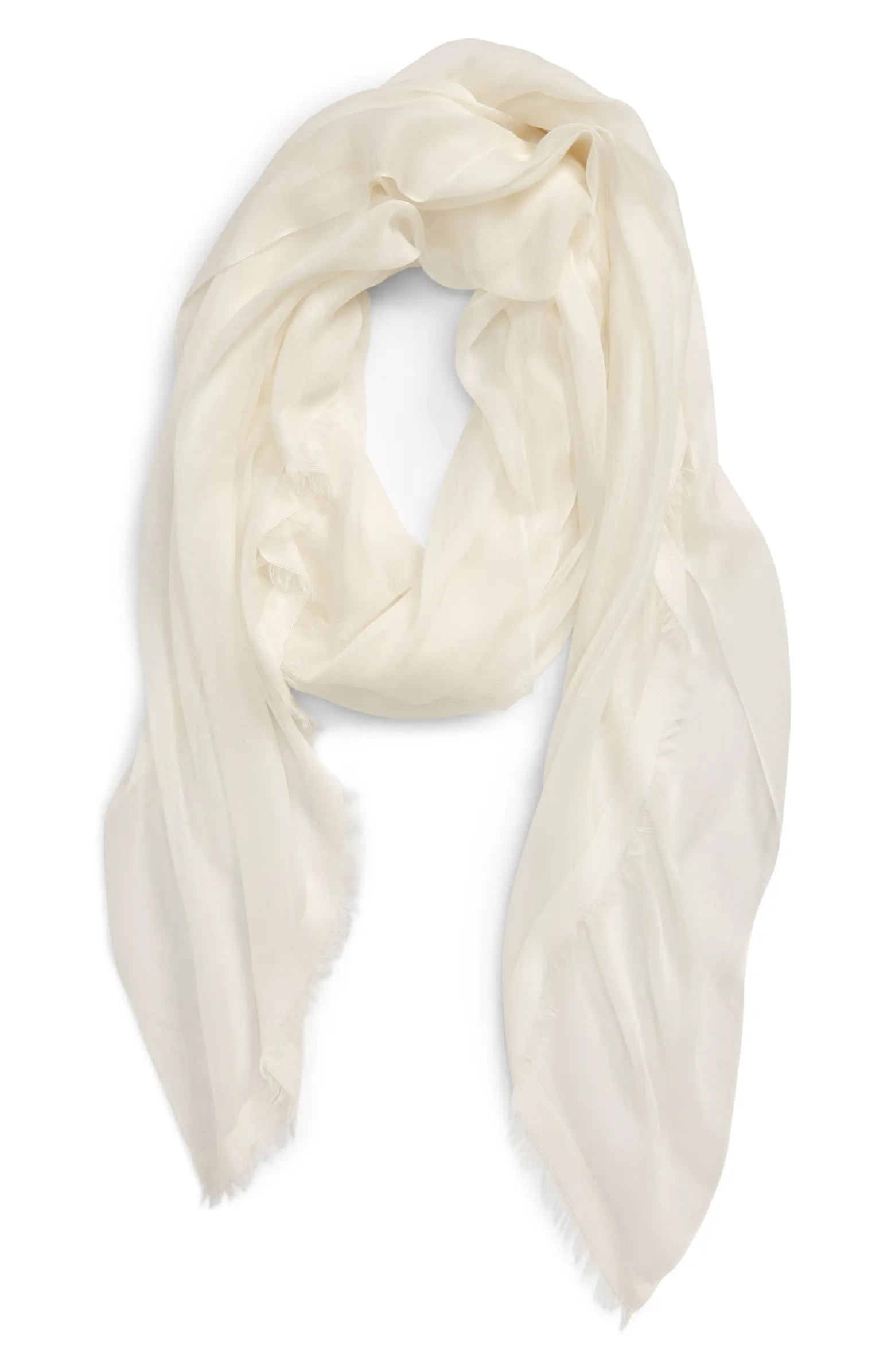 Modal & Silk Stripe Scarf | Nordstrom