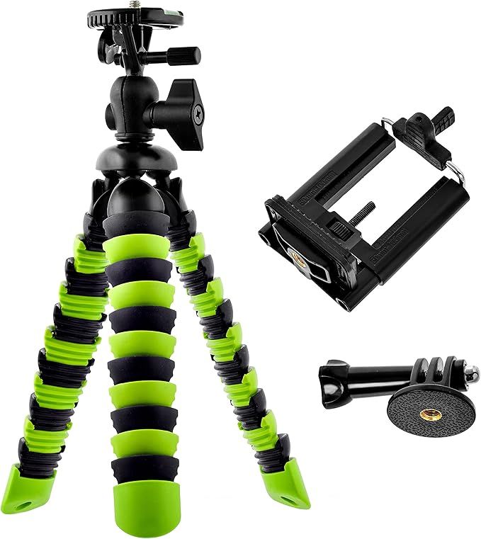 Bontend Flexible Tripod with iPhone and Smartphone Holder - A Light Camera Stand for DSLR, SLR - ... | Amazon (US)