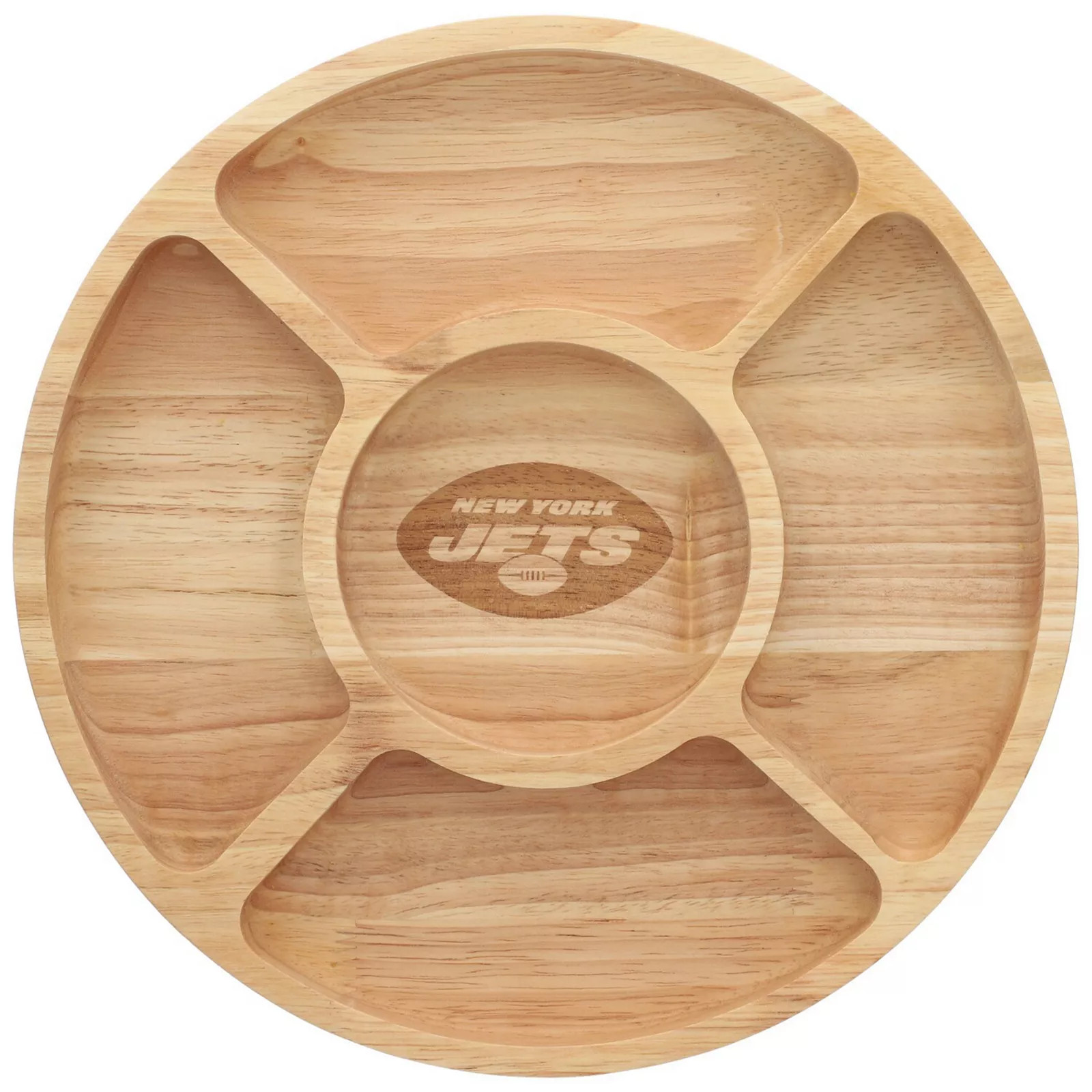 The Memory Company New York Jets Wood Chip & Dip Serving Tray | Kohl's