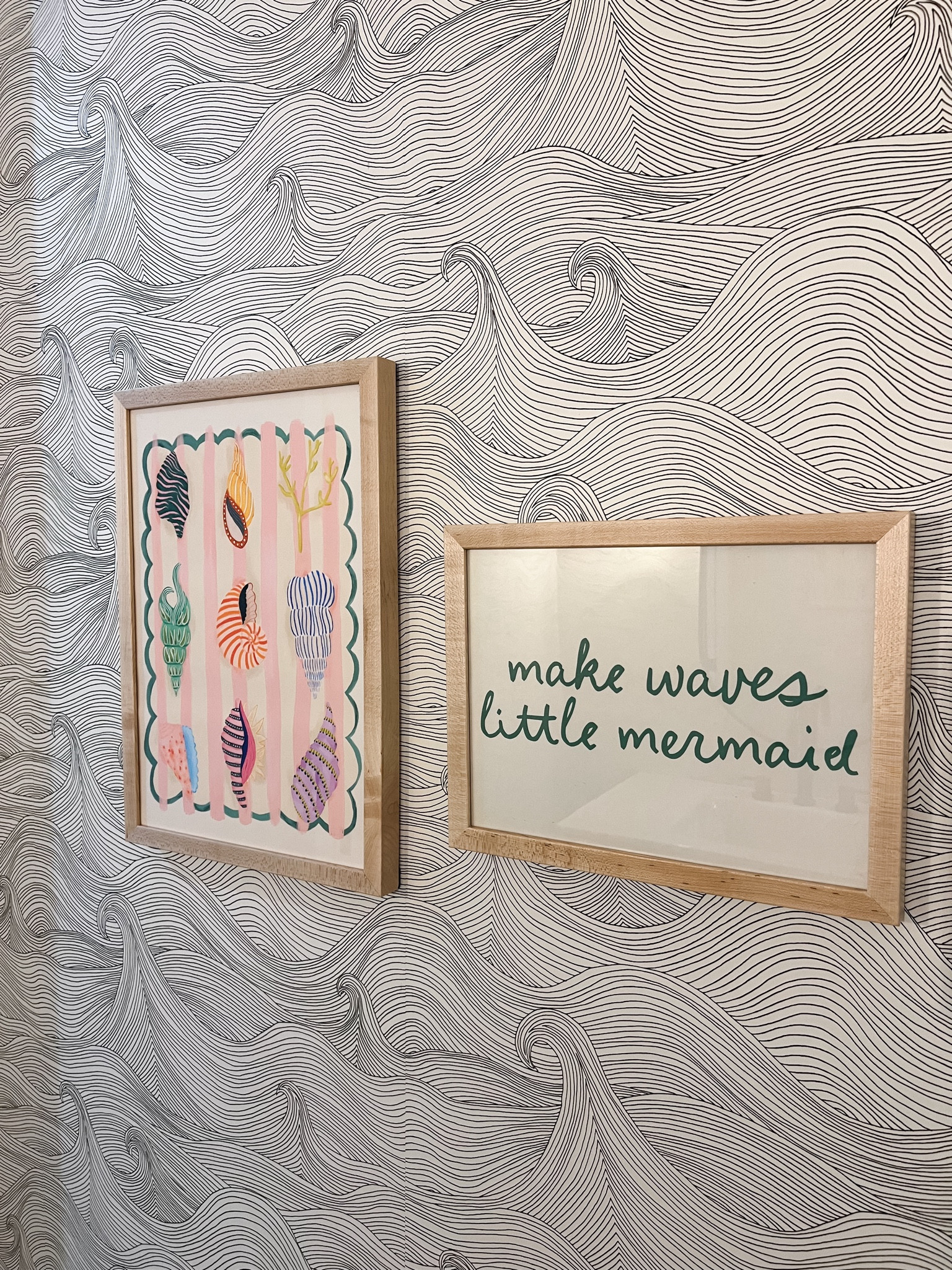 Millie’s side of her bathroom! I just love her little nook. 🌊  #frameiteasy

#LTKHome