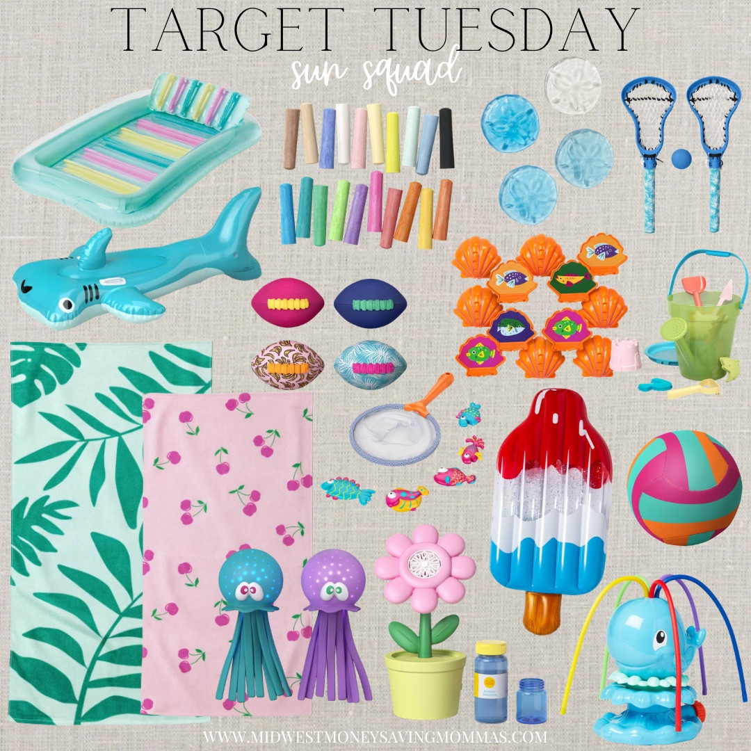 Sun squad @Target 

Target Tuesday 

Pool toys  summer toys  pool floats  beach towel  games 

#LTKKids #LTKSwim #LTKmomlife