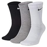 Nike Everyday Cushion Crew Training Socks, Unisex Nike Socks with Sweat-Wicking Technology and Impac | Amazon (US)