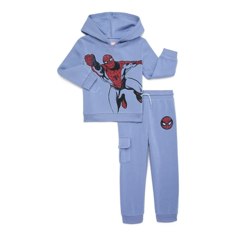 Spider-Man & Friends Toddler Boys Long Sleeve Top and Sweatpants Set, Sizes 12 Months - 5T | Walmart (US)