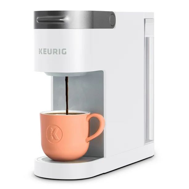 Keurig K-Slim Single Serve K-Cup Pod Coffee Maker, Brews 8 to 12oz. Cups, White - Walmart.com | Walmart (US)