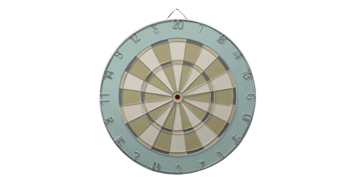 Colorful Dart Board in Muted Neutrals | Zazzle | Zazzle