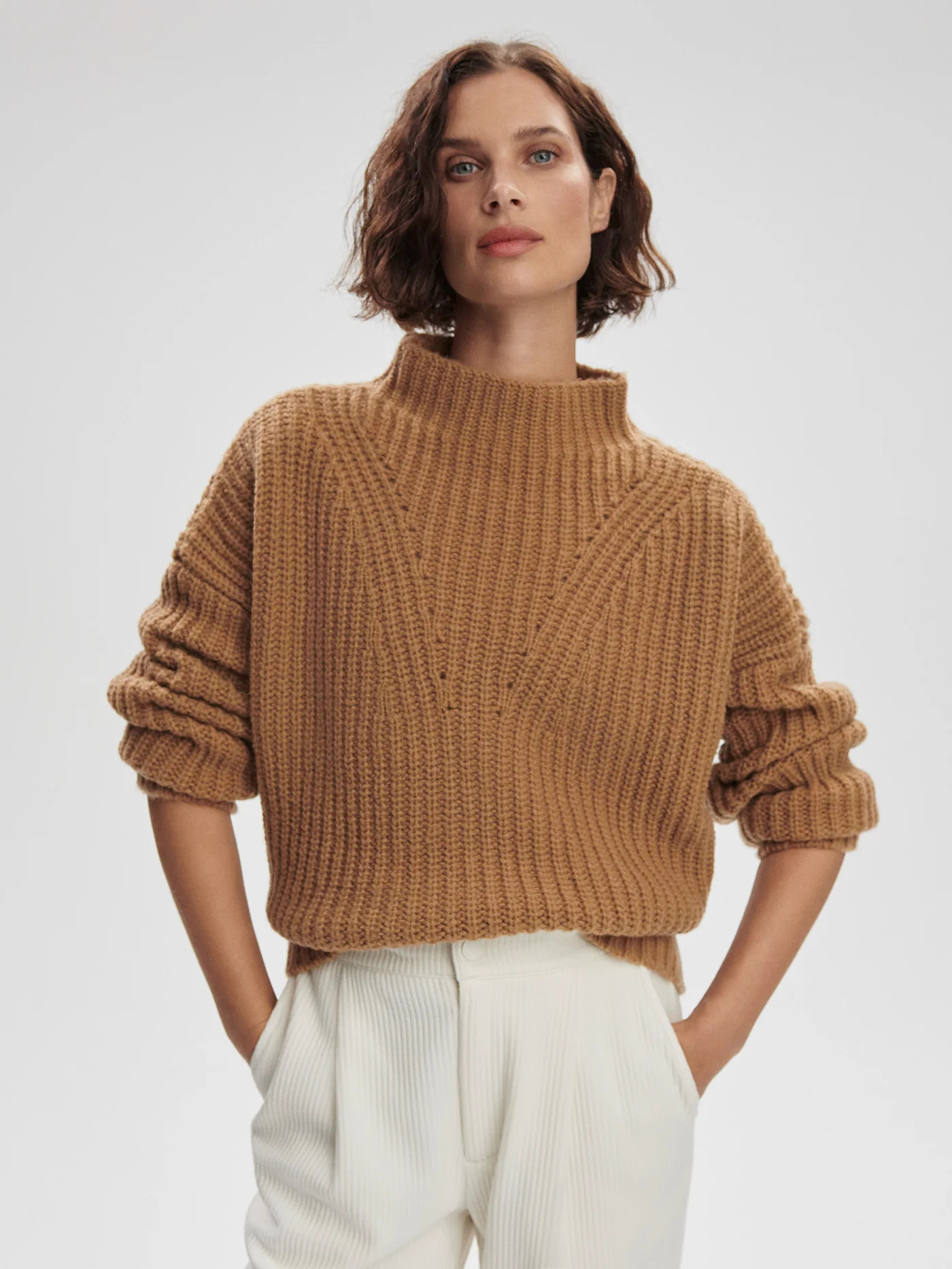 Blossom Mock Neck Knit Sweater | Varley US | Varley US