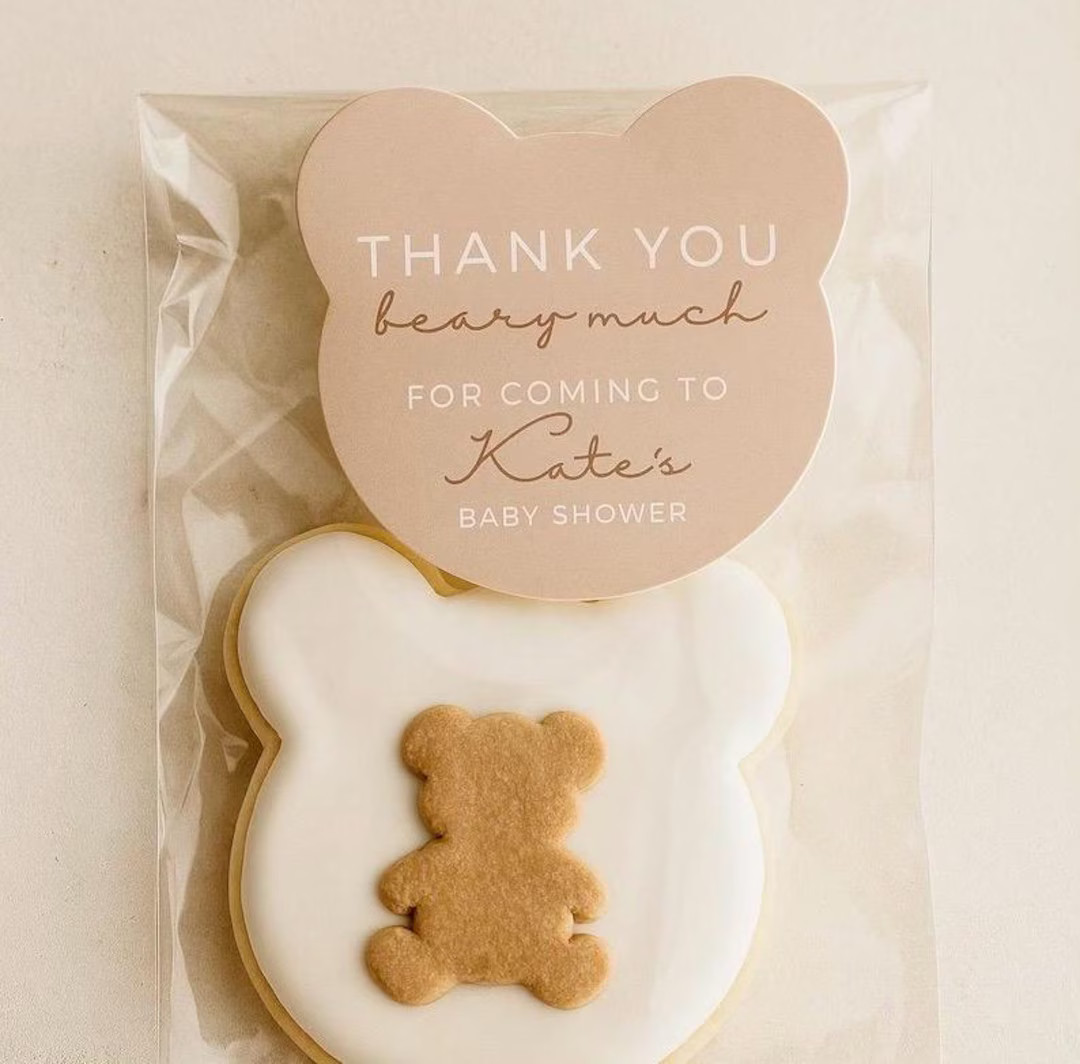 Teddy Bear Sticker Labels, Thank You Beary Much Stickers, Teddy Bear Favor Tags - Etsy | Etsy (US)