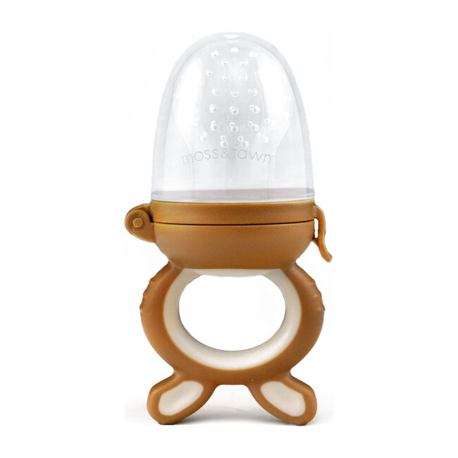 Teethers Forage Feeder, Foliage (Brown) Moss & Fawn Maisonette | Maisonette
