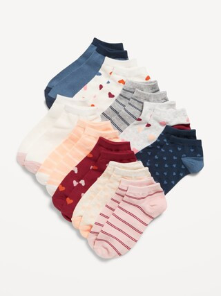 Printed Crew Socks 10-Pack for Girls | Old Navy (US)