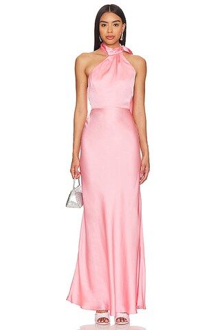 Lovers and Friends Albie Gown in Peach from Revolve.com | Revolve Clothing (Global)
