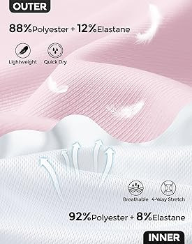 M MOTEEPI Skorts for Woman with Pockets 16" Golf Athletic Skirts Scalloped Hem Tennis Skirt Dress... | Amazon (US)