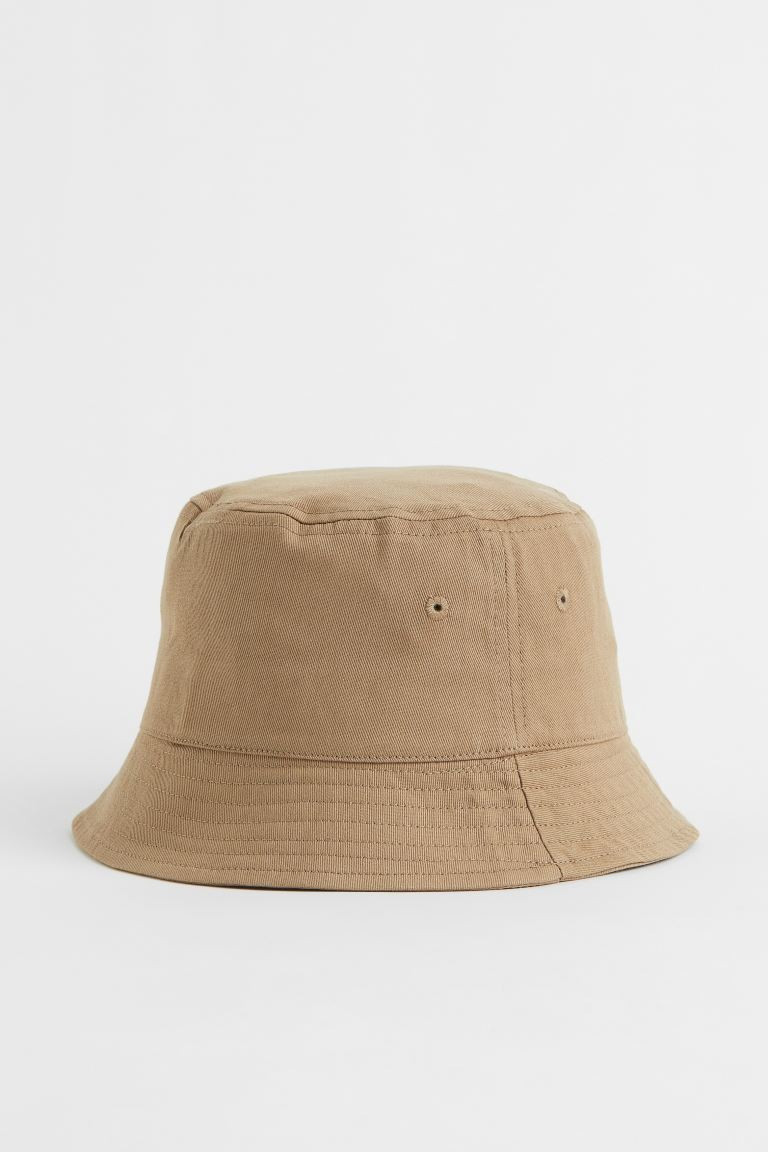 Cotton Twill Bucket Hat | H&M (US + CA)