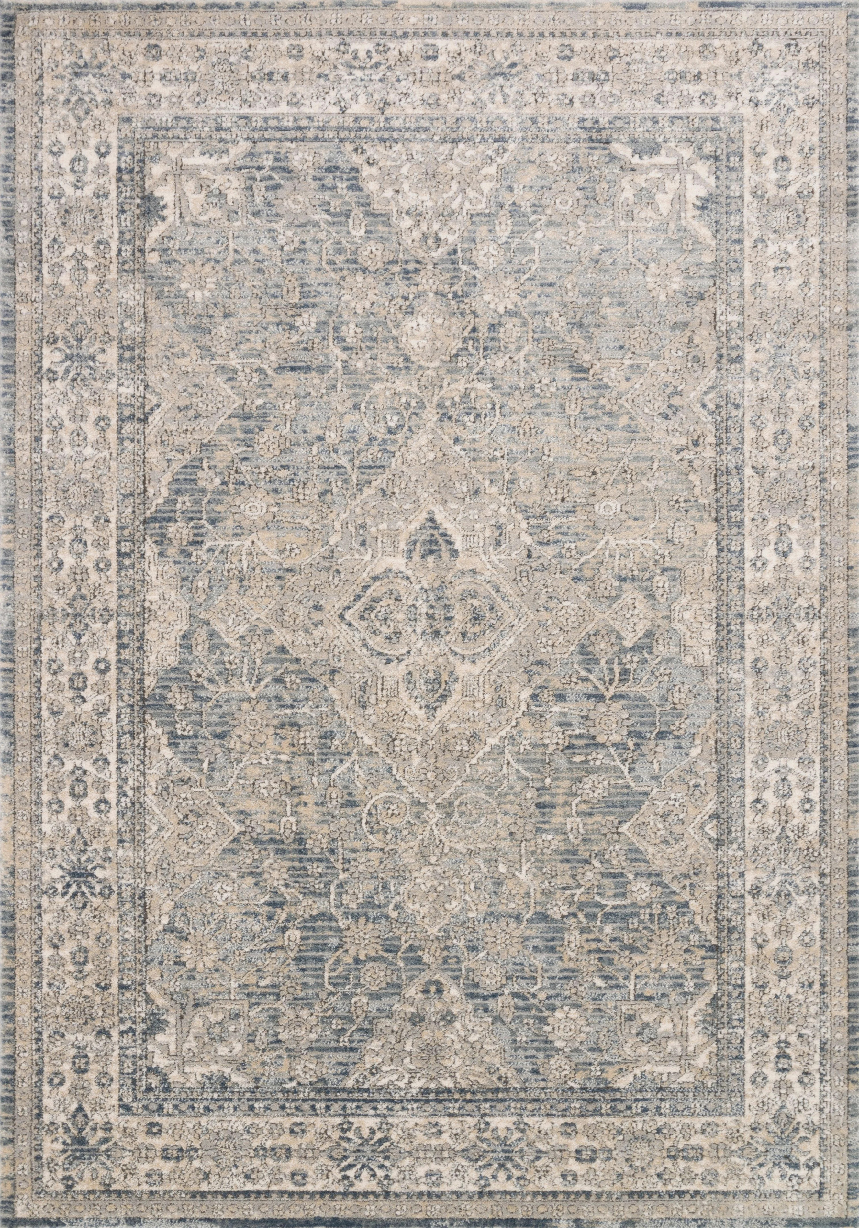 Loloi II Teagan Oriental Sky / Natural Area Rug - Walmart.com | Walmart (US)