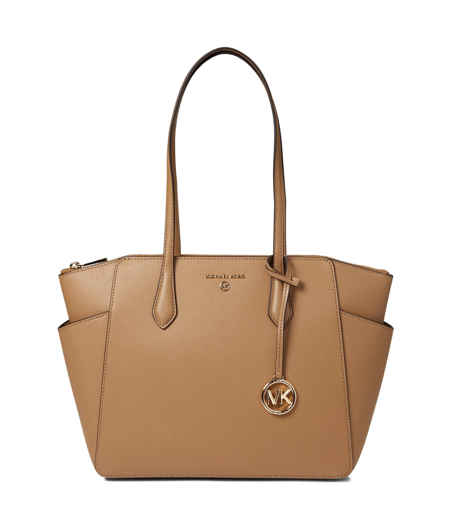 Michael Kors Marilyn Medium Top Zip Tote Husk One Size | Walmart (US)