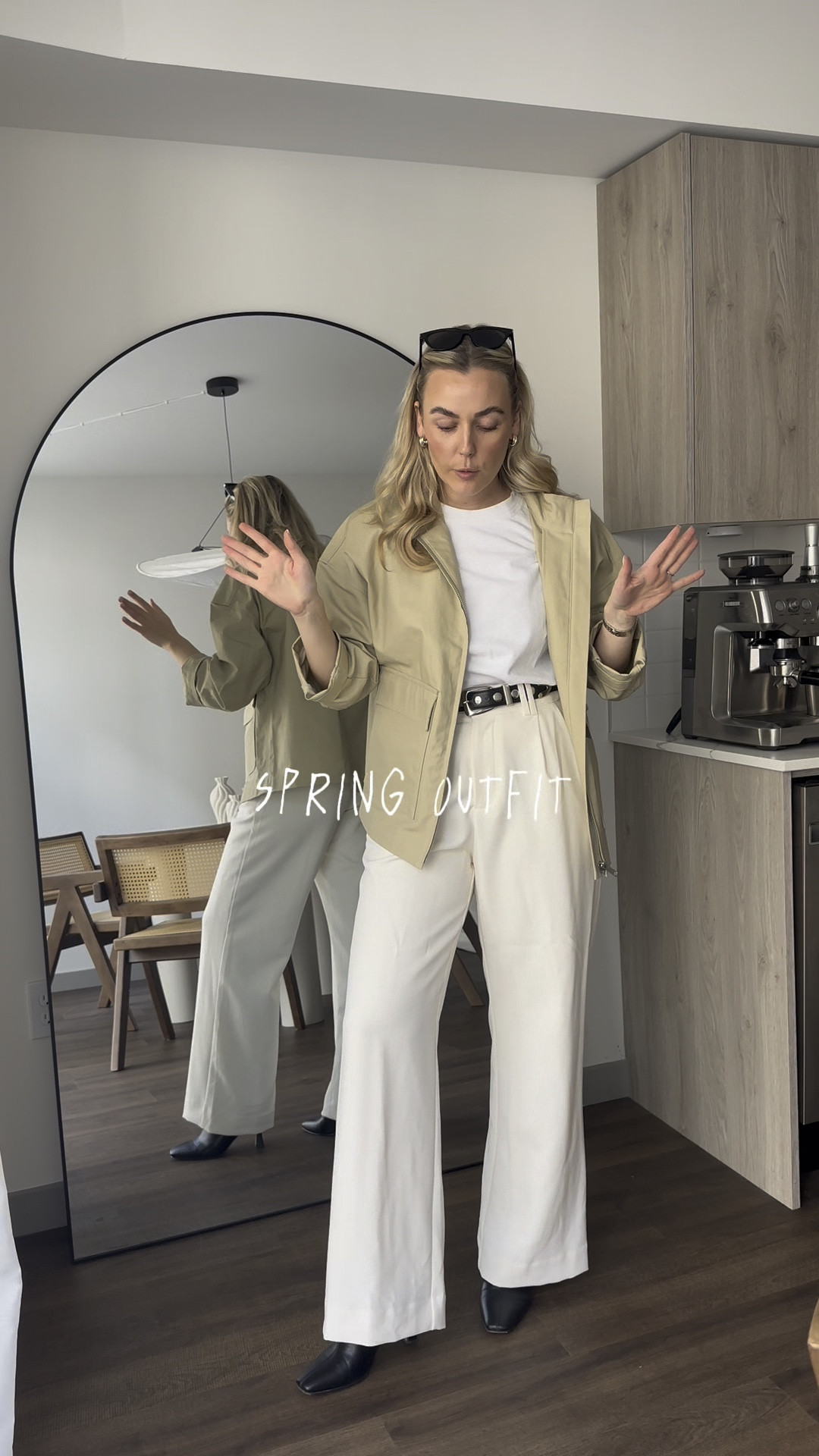 Spring outfit 🤍 

#hm #hmoutfit #hmjacket #dissh #disshpants #amazonmusthave #amazonbelt #belt #dolcevitashoes #ysl 

#LTKFindsUnder100 #LTKSeasonal #LTKStyleTip