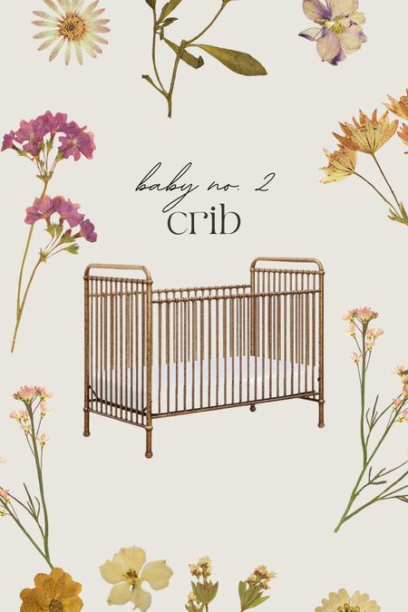 Baby girl no.2 vintage crib for nursery! 3-in-1

#LTKbaby