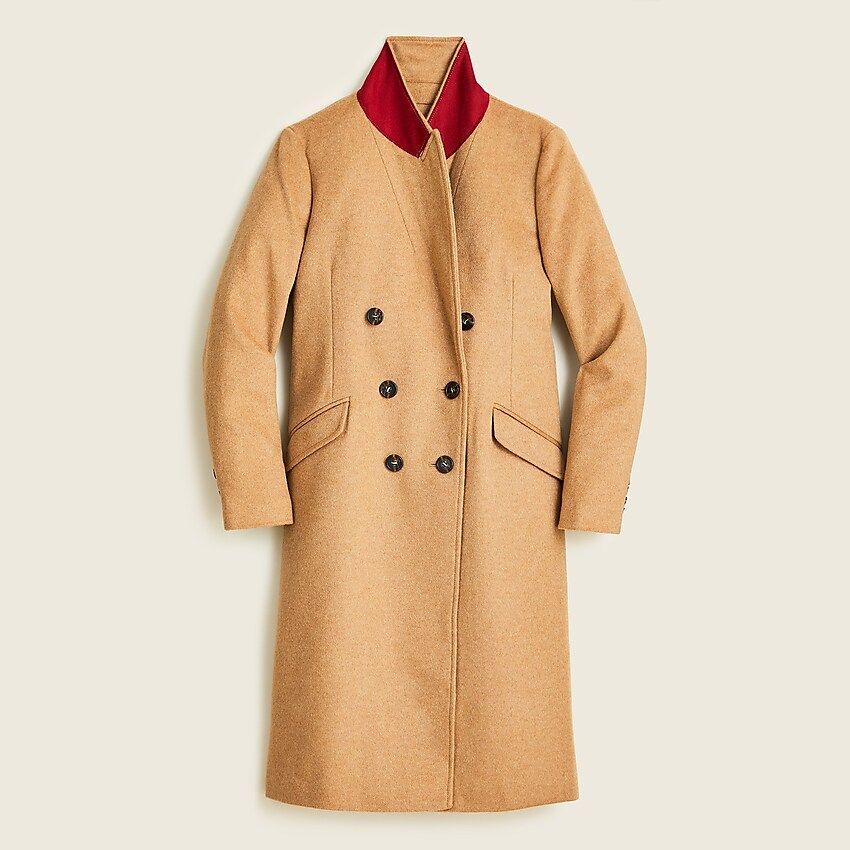Double-breasted topcoat in Italian wool-cashmereItem AT700 
 Reviews
 
 
 
 
 
20 Reviews 
 
 |
 ... | J.Crew US