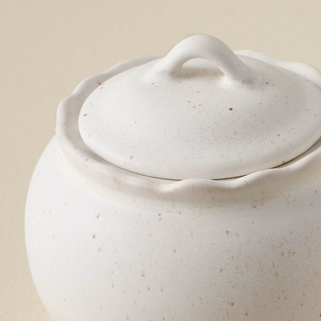 Faye Ceramic Canister | Magnolia