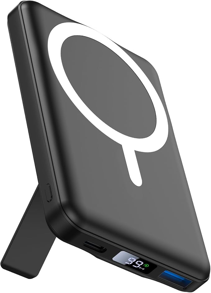 AOGUERBE for MagSafe Portable Charger, 10000mAh Magnetic Power Bank 22.5W Fast Charging, Mini Bat... | Amazon (US)