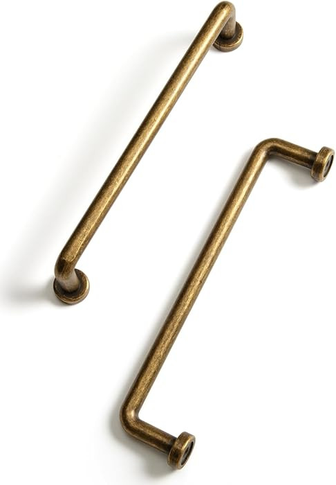 Antique Brass Cabinet Bar Pulls - 5"(128mm) Hole Center Classic Vintage Drawer Handles,Kitchen Cu... | Amazon (US)