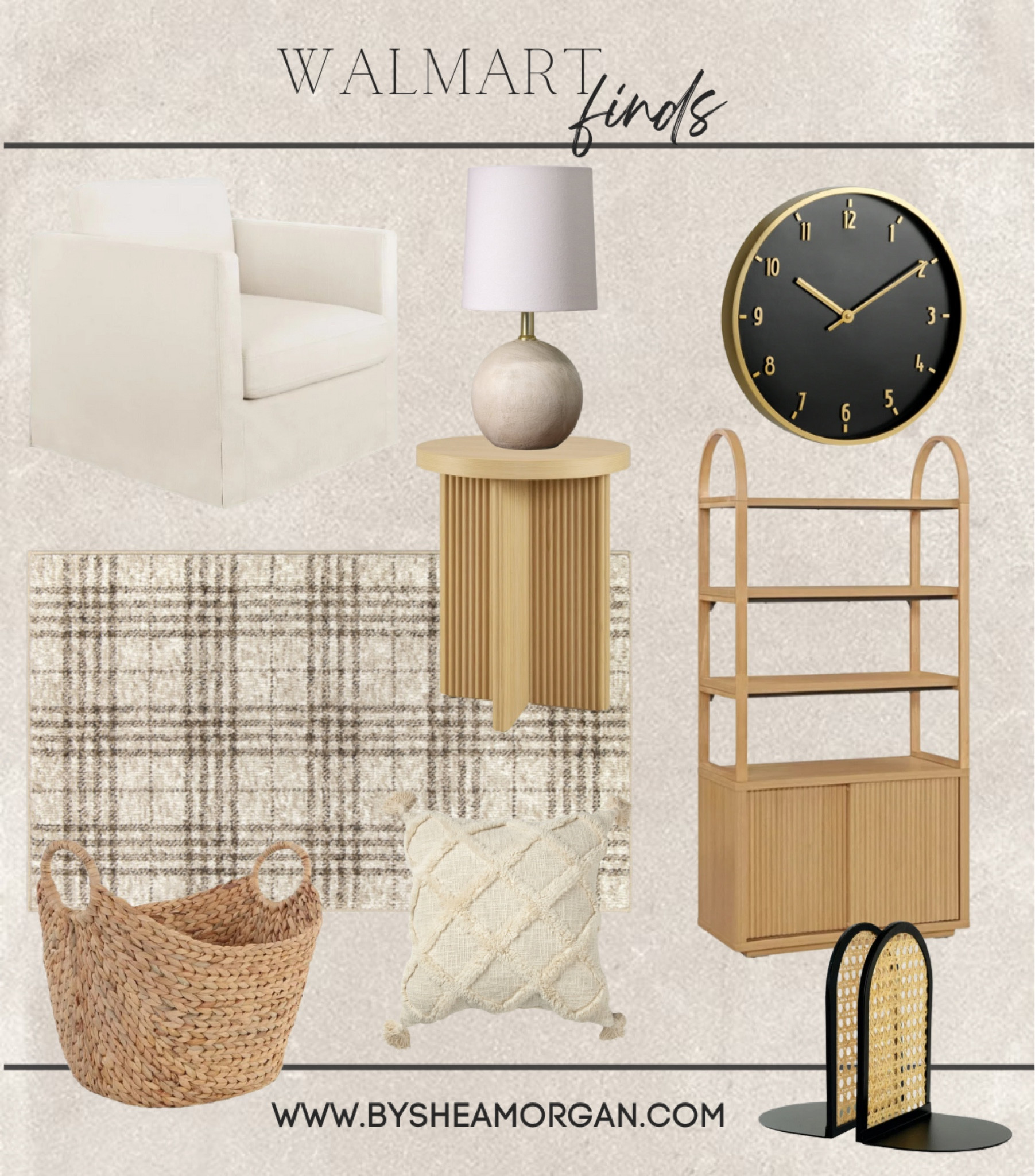 Walmart home finds, affordable home decor 