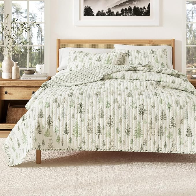 Great Bay Home Lodge Quilt Set - 3-Piece King/California King Size Rustic Bedding Set - Lightweig... | Amazon (US)