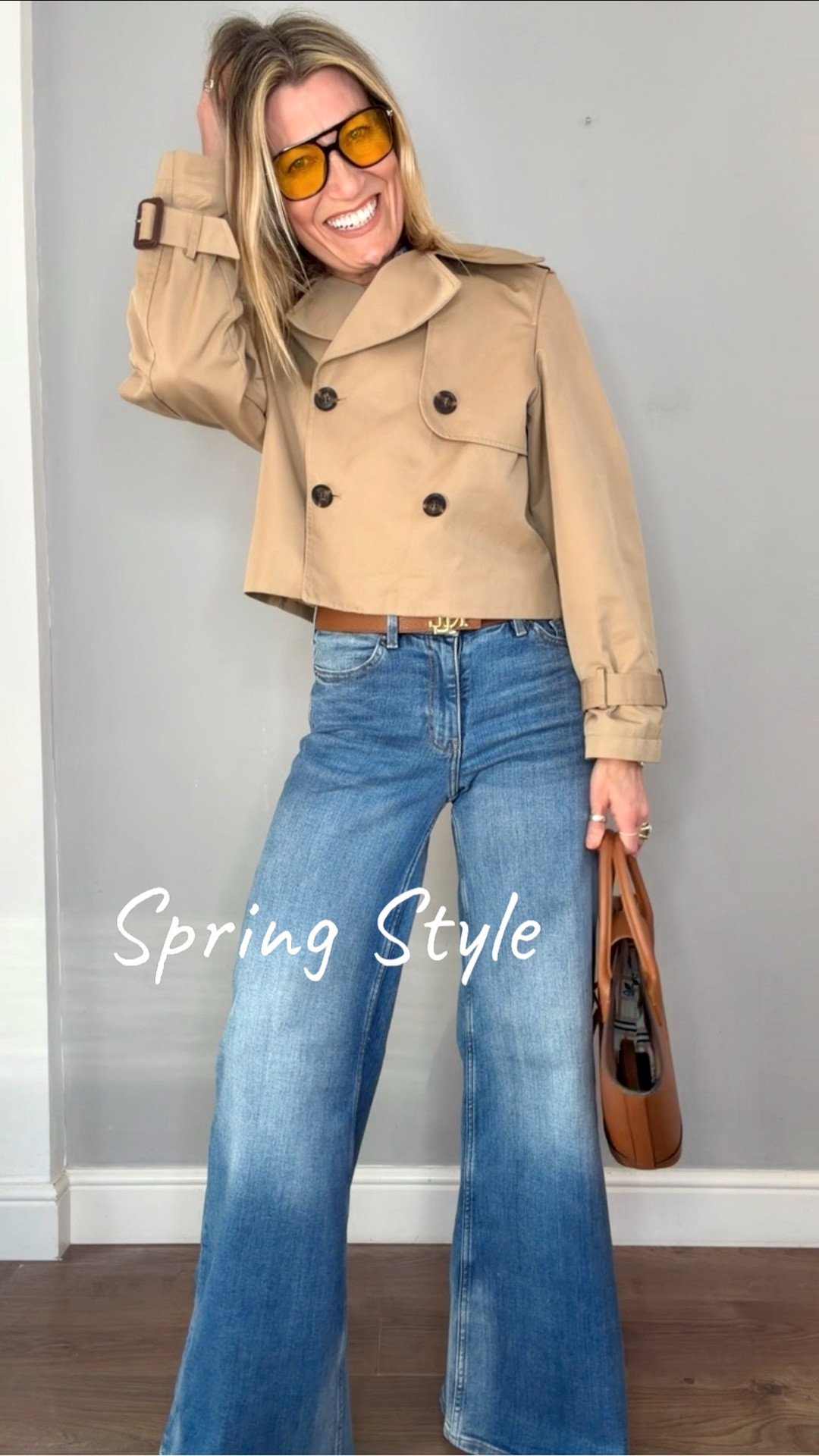 Double denim for spring and I love a trench for making an outfit look chic and the crop length creates the illusion of long legs! trends

#LTKspring #LTKUK #LTKspringtrends