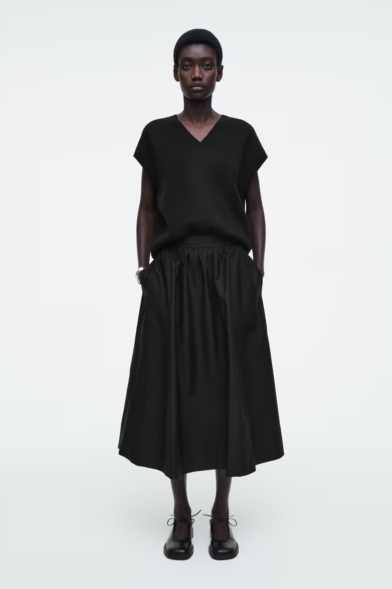 FALDA MIDI ELÁSTICA | H&M (FR, IT, ES, PT, BE)