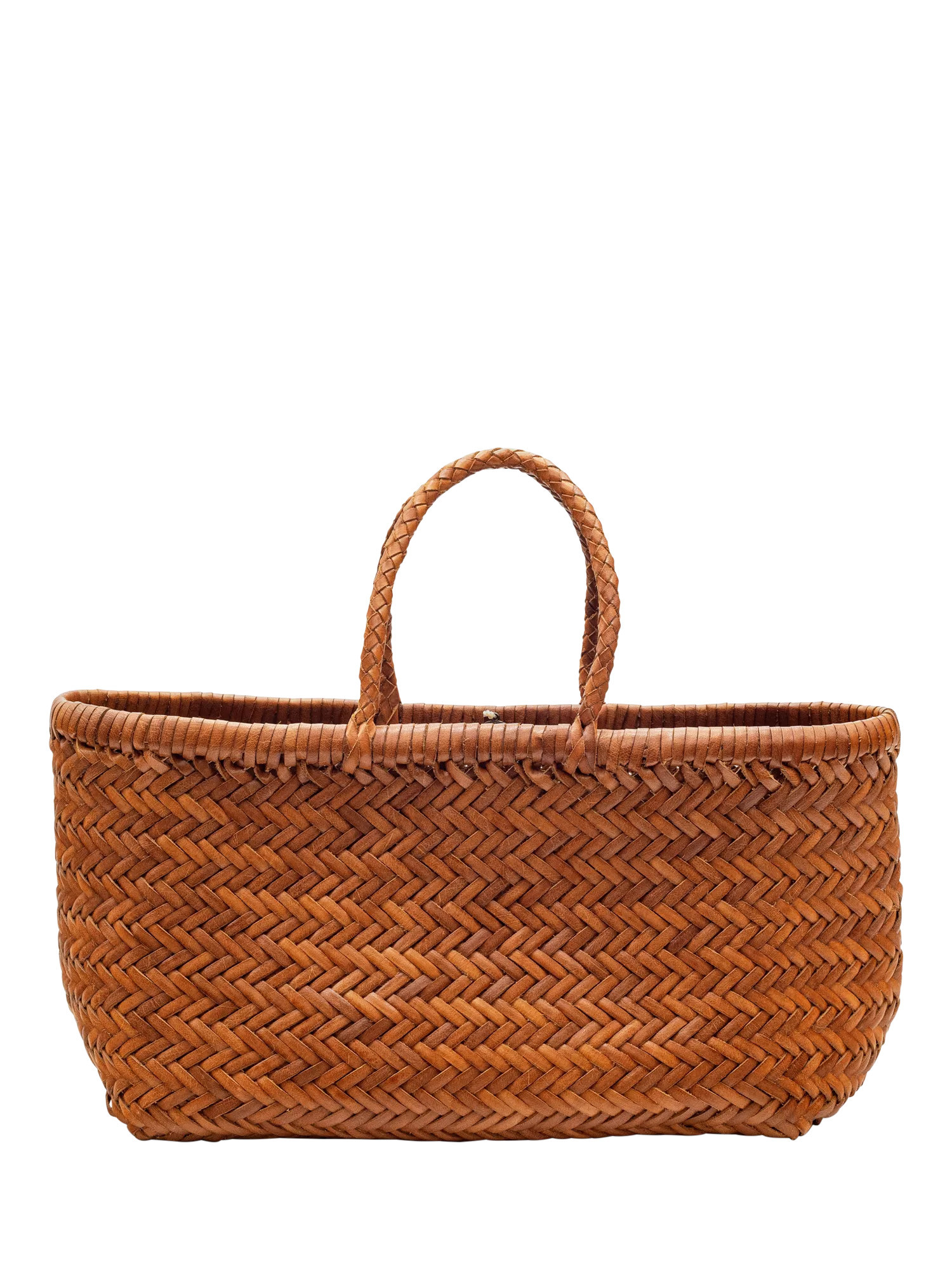 Dragon Diffusion Bamboo Woven Leather Large Tote Bag | John Lewis (UK)