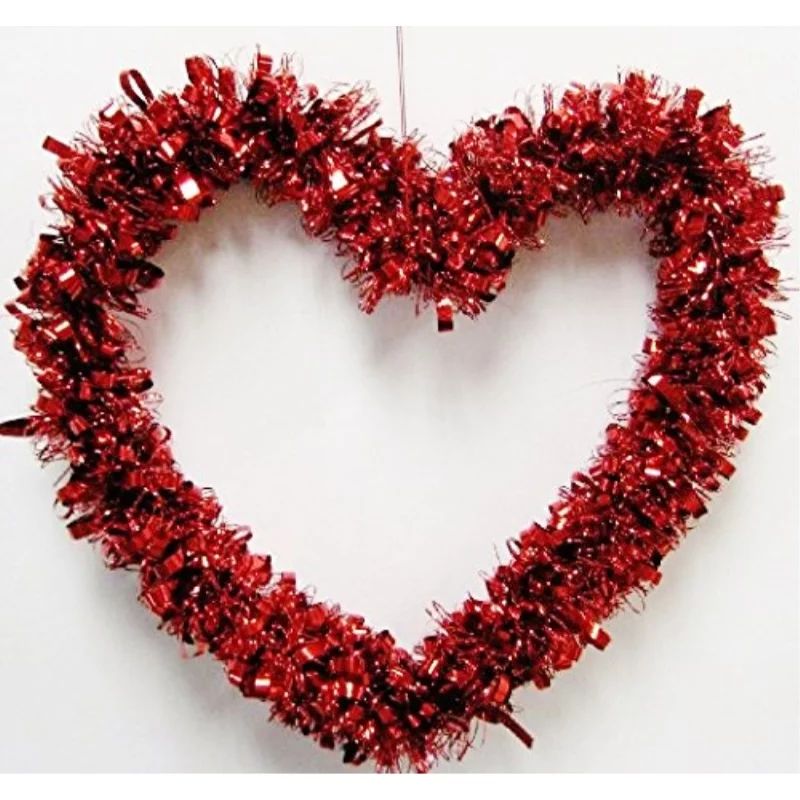Valentine's Red Heart Garland 12" | Walmart (US)