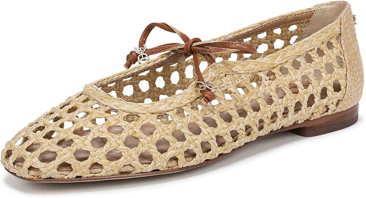 Sam Edelman Women's Marcie Woven Mary Jane Flats | Amazon (US)
