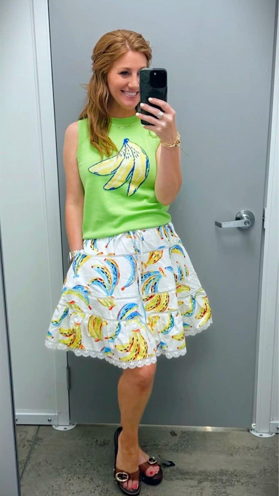 This outfit is so fun and colorful! Stephanie is wearing a small top and XS in the skirt. She’s added some fun jelly sandals too.

#LTKTravel #LTKPetite #LTKootd