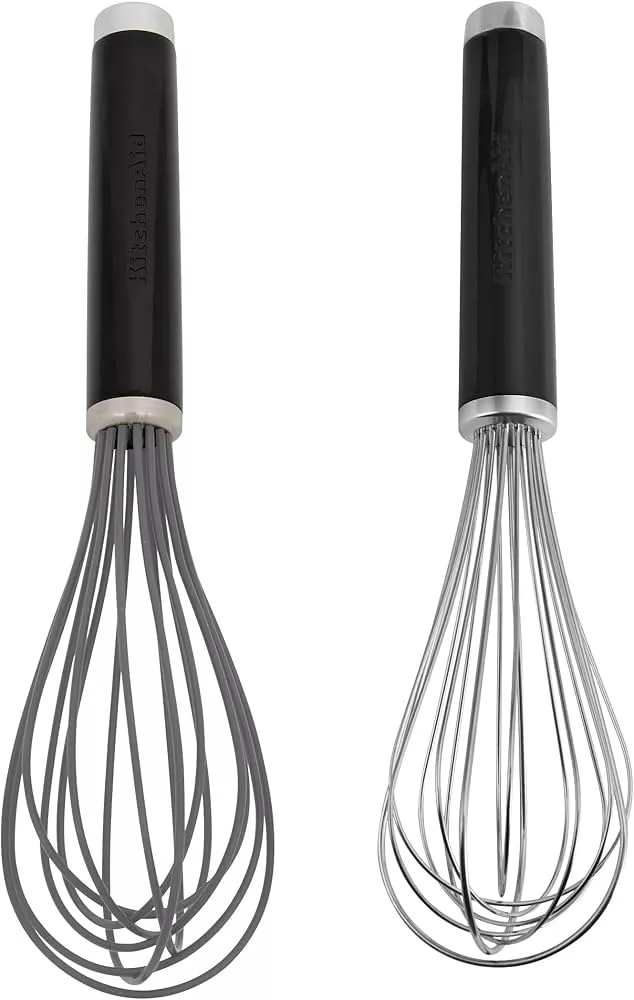 KitchenAid Gourmet Utility Whisk, 10.5-Inch, Red