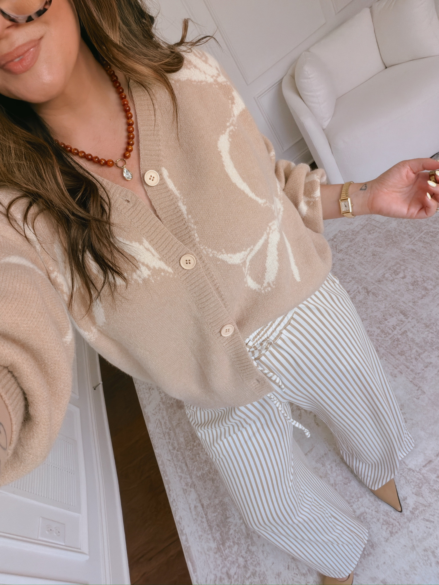 wearing an XL in both pieces 

 #LTKSeasonal #LTKMidsize