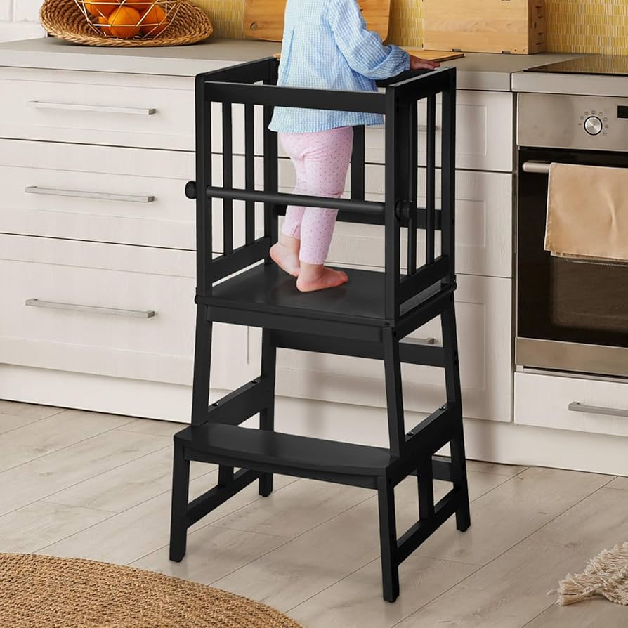 COSYLAND Kids Kitchen Step Stool Helper Baby and Toddler Multi-Function Step up Nursery Helper St... | Amazon (US)