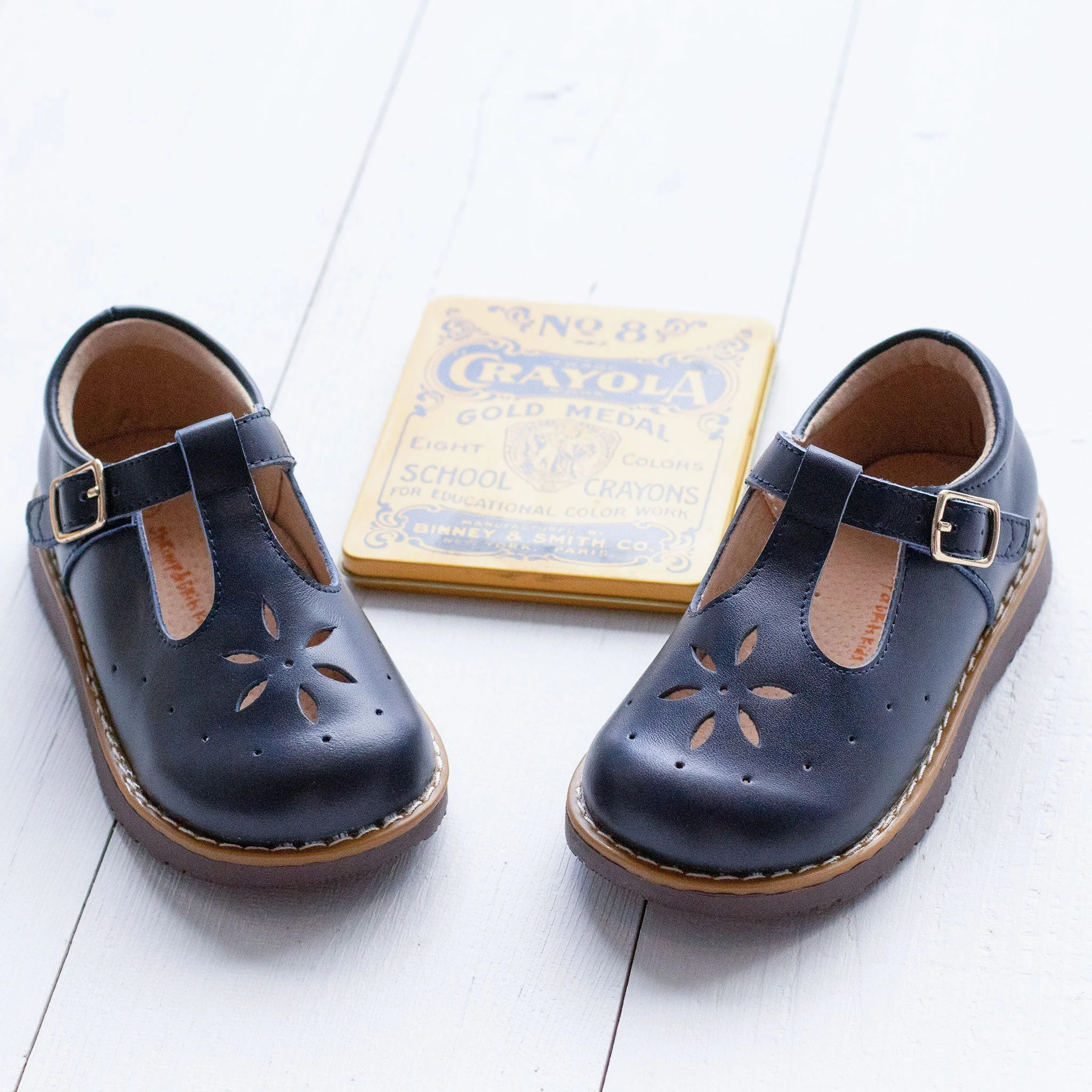 Girls Navy T-Strap Mary Jane - Shrimp and Grits Kids - Shrimp and Grits Kids | Shrimp and Grits Kids