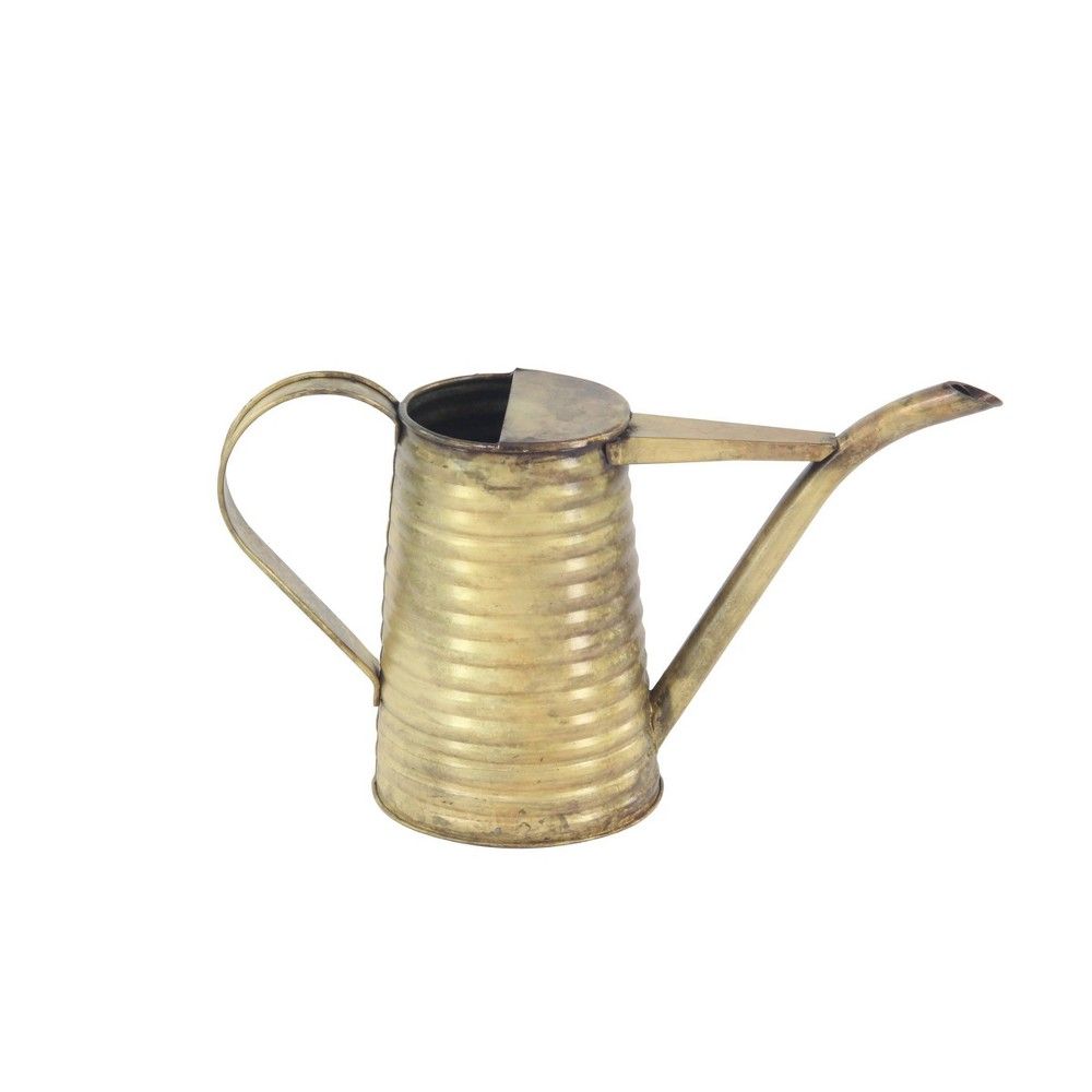 Small Iron Metal Watering Can Gold - Olivia & May | Target