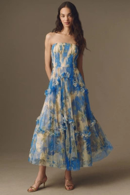 Hutch Strapless Bustier Maxi Dress | Anthropologie (US)