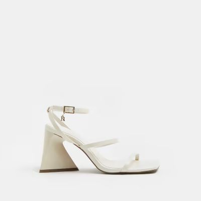 Cream strappy sandals | River Island (UK & IE)