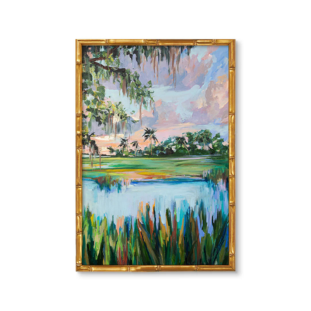 Under the Oak Vertical by Annie Howell Painted Art Prints | Urban Garden Prints