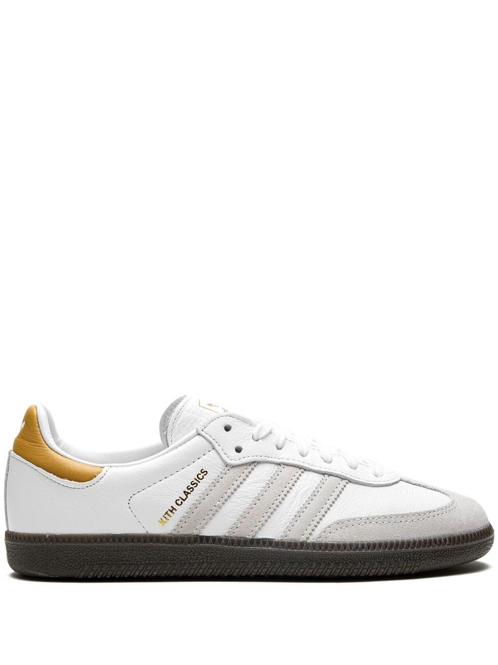 Adidas x Kith Samba “White/Grey/Gold” Sneakers - Farfetch | Farfetch Global